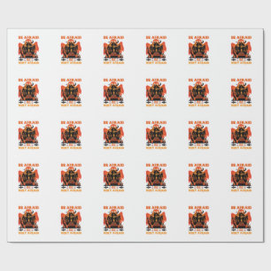 Papel De Regalo Tenga Mucho Miedo Casa Embrujada de Halloween Cala