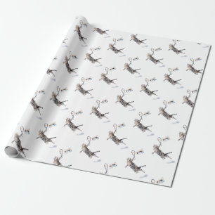 Papel De Regalo Tenis de juego de gatos