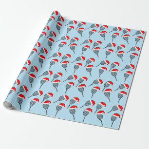 Papel De Regalo Tenis Racket Santa Hat