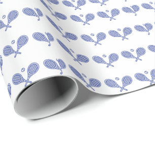 Papel De Regalo Tenis Sports Ball Racket Tennis