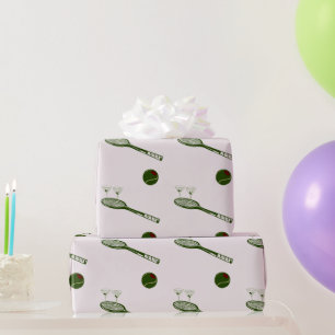 Papel De Regalo Tenis y martinis