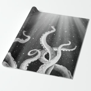 Papel De Regalo Tentacles Moon Rays