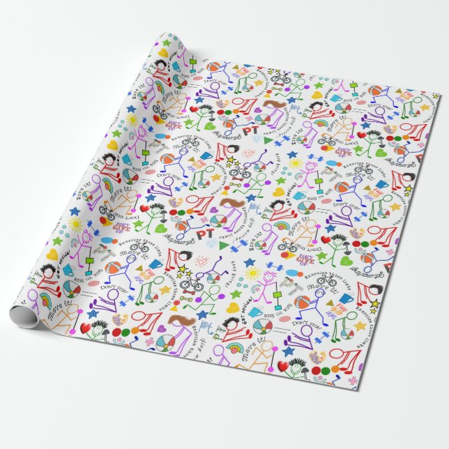 Papel De Regalo Terapia física (Desenrollado)
