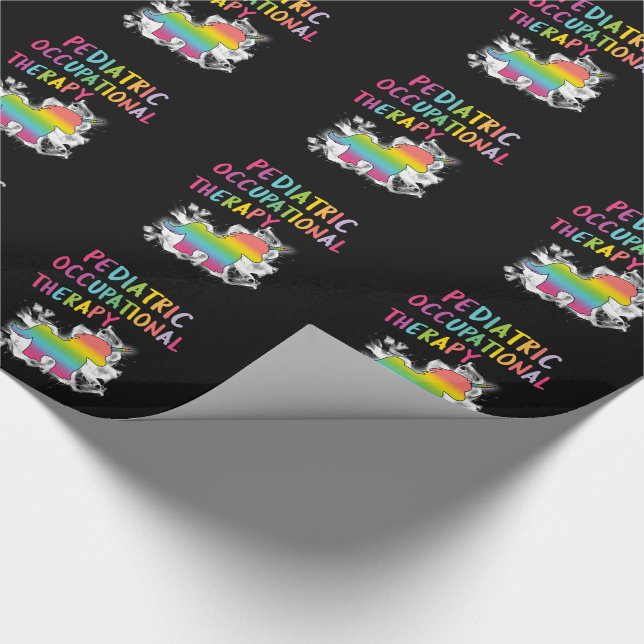 Papel De Regalo Terapia profesional pediátrica OT (Esquina)