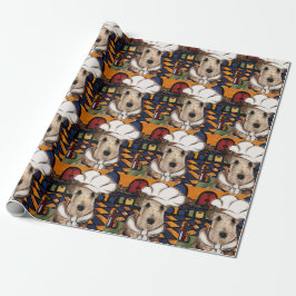 Papel De Regalo Terrier Airedale 