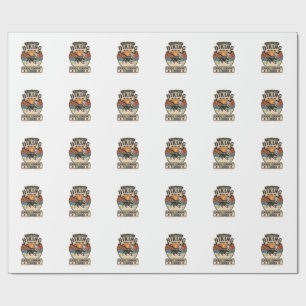 Papel De Regalo Terrier Dandie Dinmont caminando Perro Montaña Ata
