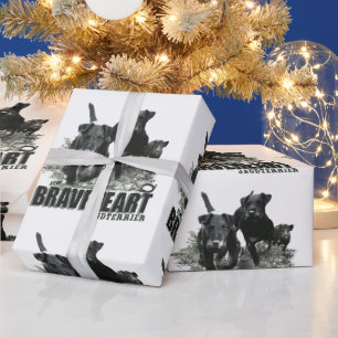 Papel De Regalo Terrier de caza alemán, El Jagdterrier , Arte