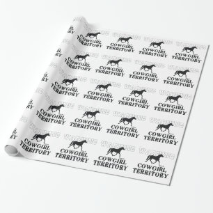 Papel De Regalo Territorio de la vaquera de la CAMISETA
