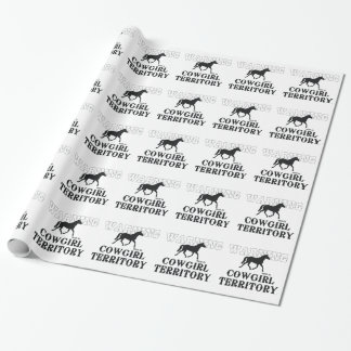 Papel De Regalo Territorio de la vaquera de la CAMISETA