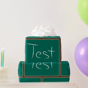 Papel De Regalo Test Chalkboard School Classroom