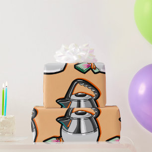 Papel De Regalo Tetera con Bolsa de Té
