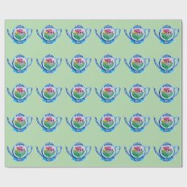 Papel De Regalo Tetera de flores