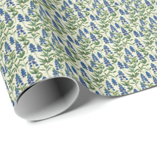 Papel De Regalo Texas Bluebonnet Gift Wraping Paper Lupine Fiesta