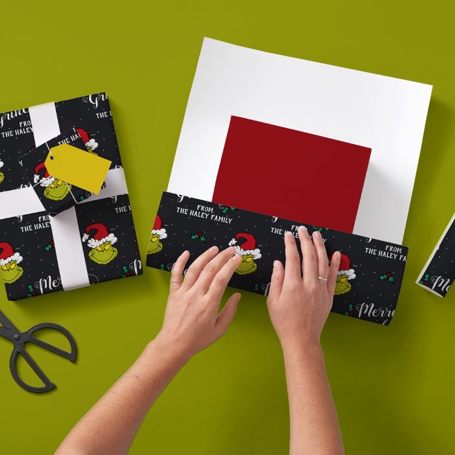 Papel De Regalo Texto de personalizar con nombre de familia - Grin (Subido por el creador)