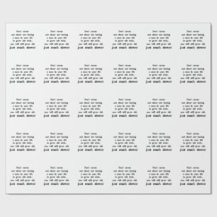 Papel De Regalo Texto divertido sobre mujeres y hombres.