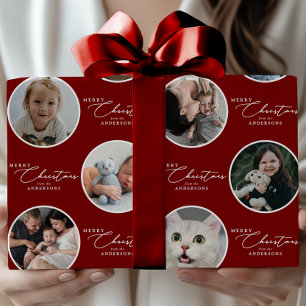Papel De Regalo Texto personalizado de Feliz Navidad 28 Foto