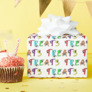 Papel De Regalo Texto personalizado para golosinas para fiesta de
