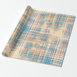 Papel De Regalo Textura abstracta con franjas cruzadas. Pat modern