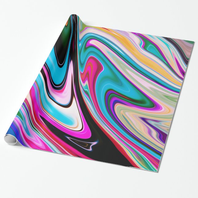 Papel De Regalo Textura abstracta de piedra de mármol (Desenrollado)