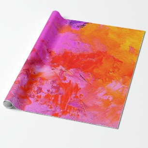 Papel De Regalo textura abstracta de pintura al óleo sobre lienzo,