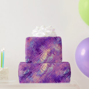 Papel De Regalo Textura Amethyst Purple Crystal Gel