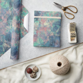 Papel De Regalo Textura azul de atardecer en ruinas