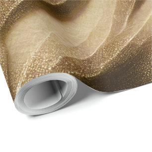 Papel De Regalo Textura Brillante Patrón Dorado Glitter