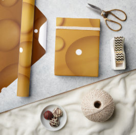 Papel De Regalo Textura de caída de agua naranja