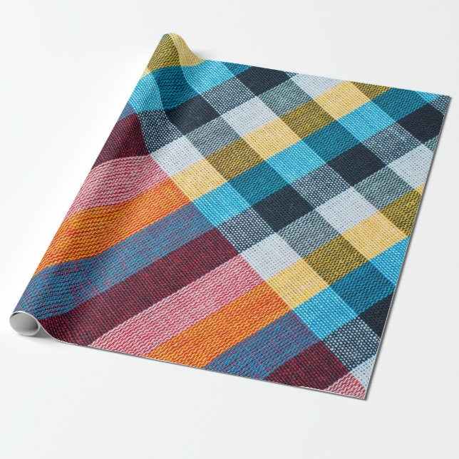 Papel De Regalo Textura de cierre de tela, taparrabo estilo tailan (Desenrollado)