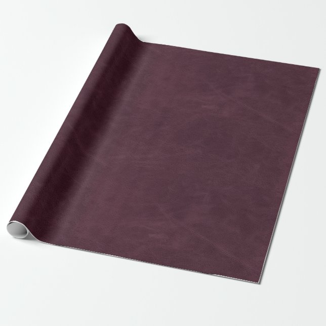 Papel De Regalo Textura de cuero púrpura de imitación (Desenrollado)