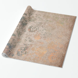 Papel De Regalo Textura de Damasco Antiguo