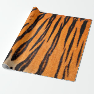 Papel De Regalo Textura de impresión del tigre