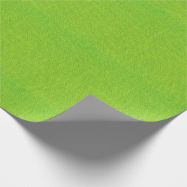 Papel De Regalo Textura de la arpillera de la verde lima
