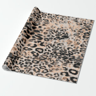 Papel De Regalo Textura de leopardo, patrón de impresión animal le