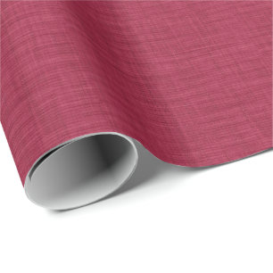 Papel De Regalo Textura de lino beige simple minimalista en blanco