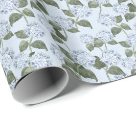 Papel De Regalo Textura de lino de jardín de verano de Hortensia A