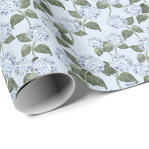 Papel De Regalo Textura de lino de jardín de verano de Hortensia A