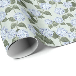 Papel De Regalo Textura de lino de jardín de verano de Hortensia A