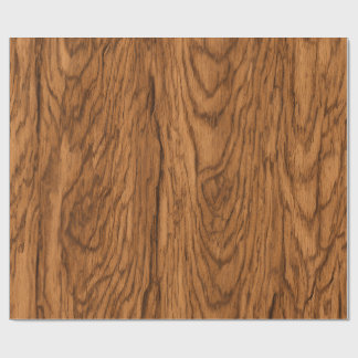 Papel De Regalo Textura de madera de roble rústico