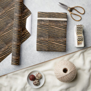 Papel De Regalo Textura de madera genial única