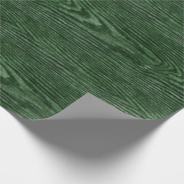 Papel De Regalo Textura de madera templada Colocador verde