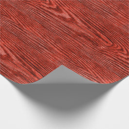 Papel De Regalo Textura de madera templada roja