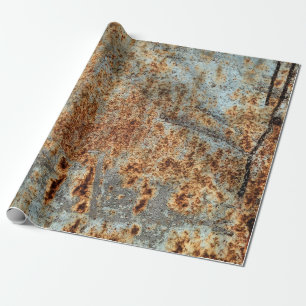 Papel De Regalo Textura de metal con rasguños y grietas. Antiguo d
