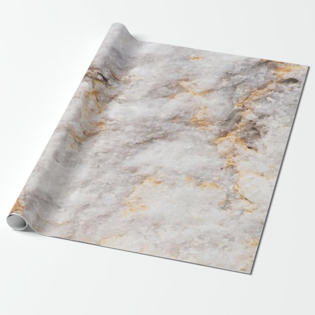Papel De Regalo Textura de piedra de granito mármol fresco (Desenrollado)