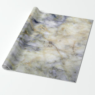 Papel De Regalo Textura de piedra de mármol azul moderno genial