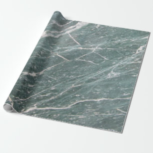Papel De Regalo Textura de piedra de mármol verde moderno genial