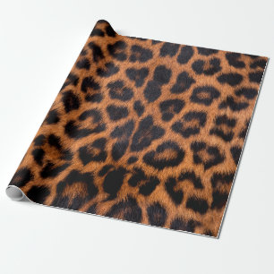 Papel De Regalo Textura de piel de leopardo: Mancha de leopardo de