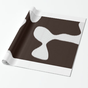 Papel De Regalo Textura de piel de vaca