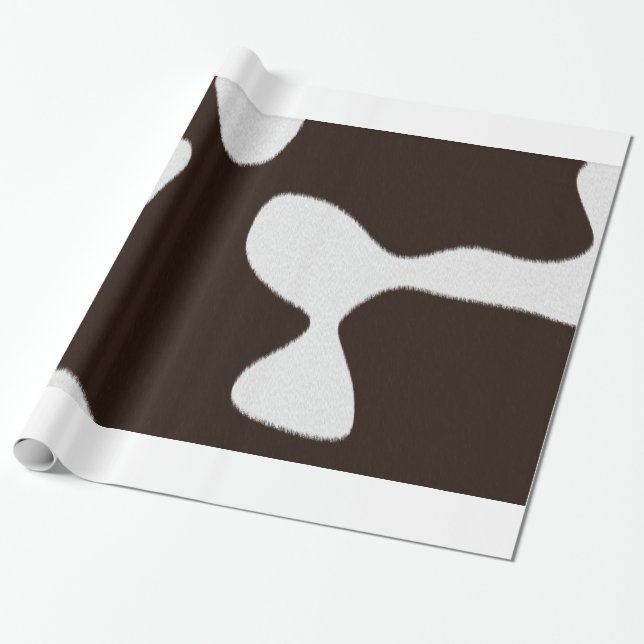 Papel De Regalo Textura de piel de vaca (Desenrollado)