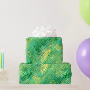 Papel De Regalo Textura de vidrio verde esmeralda